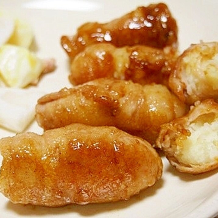 マッシュポテト肉巻き焼き♪なめらか食感!